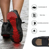2 Pairs Thickened Rubber Sole Heel Wear-Resistant Non-Slip Patch, Size: 43-44cm(Black)
