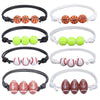 10 PCS Basketball Baseball Adjustable Braided Wire Bracelet(19)