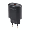 LZ-2117 18W QC3.0 3.1A USB Fast Charger, EU Plug(Black)