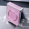 For Samsung Galaxy Z Flip6 Glitter Powder MagSafe Magnetic Fold Phone Case(Pink)