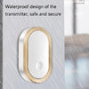 Wireless Doorbell 300m Range, 36 Melodies, UK Plug - White