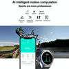 LEMFO HK52 1.43 inch BT5.3 IP68 Sport Smart Watch, Support Bluetooth Call / Message Notification / Heart Rate / Blood Pressure Health Monitor(Blue)
