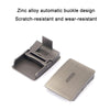 AWMN Men Nylon Canvas Cargo Jeans Casual Buckle Belt, Length: 120cm(Silver Buckle Army Green)