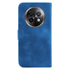 For Realme 13+ Global Seven-shaped Embossed Leather Phone Case(Blue)