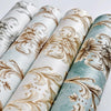 3D Pattern Wallpaper Damascus Self-Adhesive Wallpaper Non-Woven Embossed Deep Embossed Background Wall Paper, Specification: 0.53 x 3m(22103)