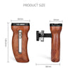 YELANGU A72 Universal Camera Wooden Handle