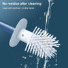 Household Toilet Brush Soft Bristle Wall-mounted Toilet Brush(Pale Blue)