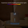 WT-H16 USB Charging Water Pattern Atomizing Humidifier with Colorful Night Lights, Water Tank Capacity: 300mL (Pink)