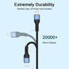 QGeeM MF01 USB-A To 8 Pin Phone Tablet Fast Charging Data Cable, Length: 1m