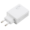 120W USB Fast Charger with 1m USB to Type-C Cable, Plug Type:EU Plug(White)