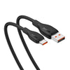 Baseus Pudding Series 100W USB to Type-C Fast Charging Data Cable, Length:2m(Black)