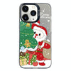 For iPhone 11 Pro Christmas Series PC Full Coverage Pattern Phone Case(CK058 Black)