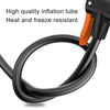 0903E Car / Motorcycle / Bicycle Portable High Pressure Double Pipe Inflatable Cylinder Pedal Air Pump