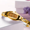 JIN SHI DUN 6530 Women Fashion Dual Calendar Luminous Quartz Watch(Gold)