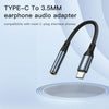 Yesido YAU38 Type-C to 3.5mm Female Audio Adapter(Black)