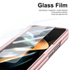For Samsung Galaxy Z Fold3 5G Integrated PC + PU Phone Case with Pen / Pen Box(Pink)