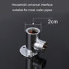 With Base Top Spray Rod Shower Tube Stainless Steel Shower Outlet Pipe Elbow, Size: 29.5cm