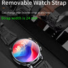H18 Ultra-Thin Round Ball Screen 1.95 Inch Plug-In Phone Smart Watch 32G(Silver)