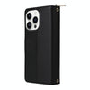 For iPhone 14 Pro Nine-card Slots Zipper Wallet Bag Leather Phone Case(Black)
