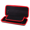 DOBE For Nintendo Switch Game Console Travel Carrying Storage Box Zipper Protective Bag Holder Shell, Size: 26.0 x 12.5 x 4.0cm(Black + Red)