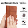 For Samsung Galaxy S25 5G Cowhide Texture Stitching Leather Phone Case(Brown)