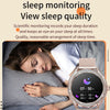 V66 1.28inch BT5.0 Smart Watch Support Heart Rate/ Sleep Detection, Style:Steel Strap(Silver)