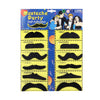 12 in 1 Funny Halloween Props Self-adhesive Fake Mustaches Kit