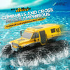 JJR/C Q137 Eight-Wheel Amphibious RC Vehicle(Yellow)