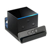 Set Top Box Wall Storage Mount For Amazon Fire TV(Half-transparent Tea Black)