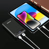 HAWEEL DIY 6 x 18650 Battery 24W Fast Charge Power Bank Box Case with Display, Not Include Battery (Black)