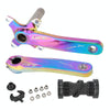 JIANKUN IXF Bike Crank Modified, Style:Left and Right Crank+Bottom Bracket(Electroplating Colorful)