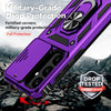 For Samsung Galaxy S25 5G Sliding Camshield Holder Phone Case(Purple)