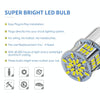 1 Pair E0053 9-14V 1157-54SMD-2835 6000K 1080LM White Light Car Decoding Brake Driving Light