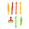 26 PCS / Set Children Play House Toy DIY Color Mud Green Plastic Mold Set