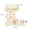 Hydraulic Lifting Platform Crane Model DIY Technology Teaching Aids Children Homemade Assembly Toy
