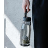 Nobvan Magic Ball Magnetic Bomb Tea Warehouse Tritan Large Capacity Sports Cup, Style: 550ml (Gray)