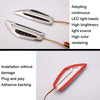 2pcs Car Fender Blade Dynamic Side Marker Lights 12V LED High Bright Daytime Running Lights(White)