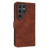 For Samsung Galaxy S25 Ultra 5G AZNS Skin Feel Calf Texture Flip Leather Phone Case(Brown)