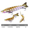 HENGJIA JM064 Multi-section Fish Minnow Bionic Fake Lures Sea Fishing Sinking Lures, Size: 12.8cm 18g(2)