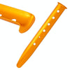Outdoor Camping Tent Aluminum Alloy Tubular Ground Nails(Gold)