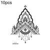 10 PCS Waterproof Arm Chest Scar Tattoo Sticker(Al-017)