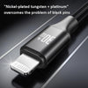 ROMOSS PD100W 3-In-1 Data Cable Type-C/USB-C To 8 Pin & Type-C & Micro Fast Charging Line 1.5m(Gray)