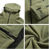 Fleece Warm Men Thermal Breathable Hooded Coat, Size:M (Green)