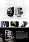 Q18S 1.54 inch IPS Screen MTK6260A Bluetooth 3.0 Smart Watch Phone, Pedometer / Sedentary Reminder / Sleeping Monitor  / Anti-Loss / Remote Camera / GSM / 0.3M Camera  (Black + Grey)