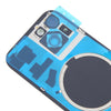 iPhone 15 Back Cover Green with Camera Lens Cover & MagSafe