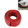 Universal 2.5m Car Front Bumper Lip Splitter Spoiler Skirt Adhesive Protector(Red)