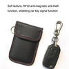 Leather RFID Car Key Signal Blocker Pouch (3 Pack)