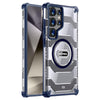 For Samsung Galaxy S24 Ultra 5G wlons Explorer Series PC Hybrid TPU MagSafe Magnetic Case(Blue)