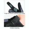 SULAITE Motorcycle Anti-fall Touch Screen Breathable Mesh Cycling Gloves, Size: XL(Black Blue)