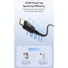 Baseus Silky Series 1m 2.4A USB to 8 Pin Fast Charging Cable(Black)